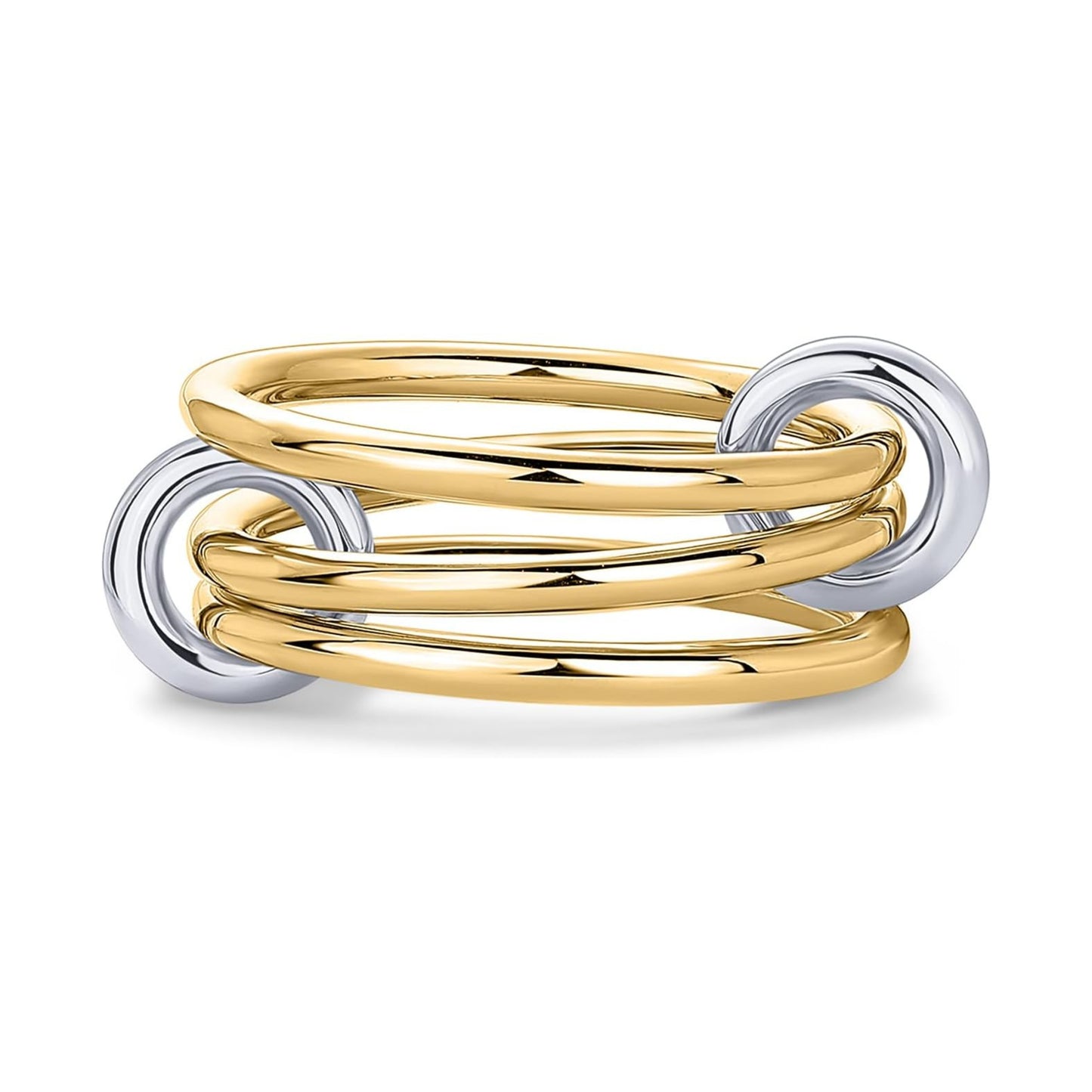 Luxe Interlinked Stacking Rings