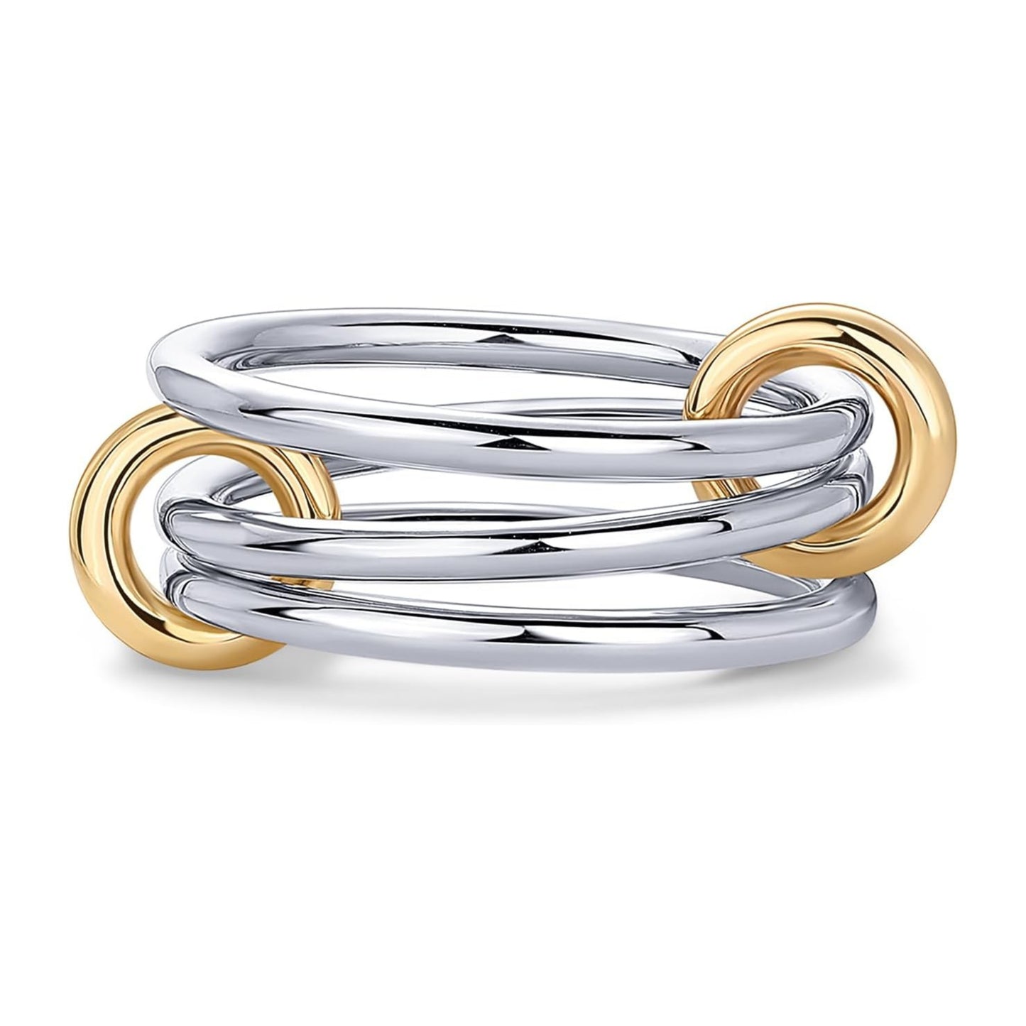 Luxe Interlinked Stacking Rings