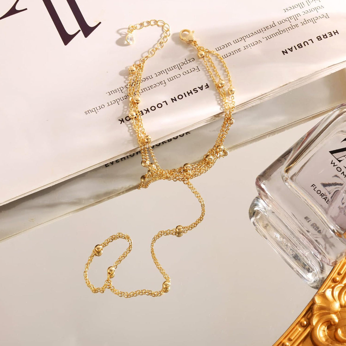 Signature 14K Gold Hand Chain