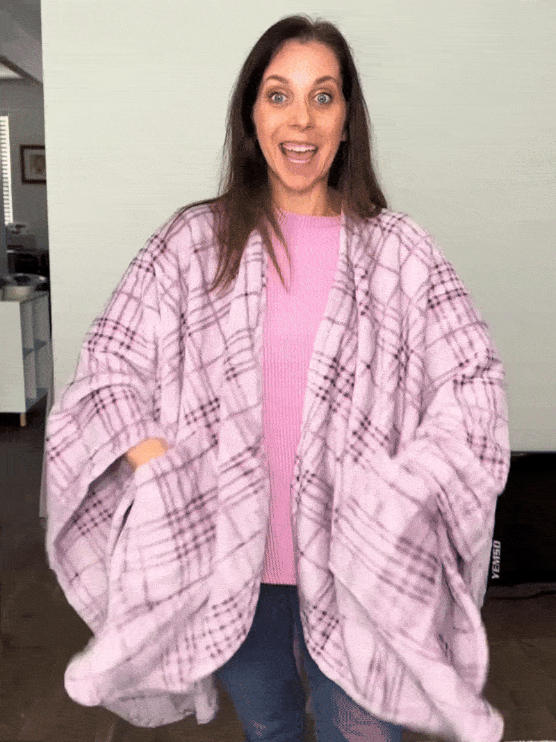 The VelvetSoft™ Wearable Throw