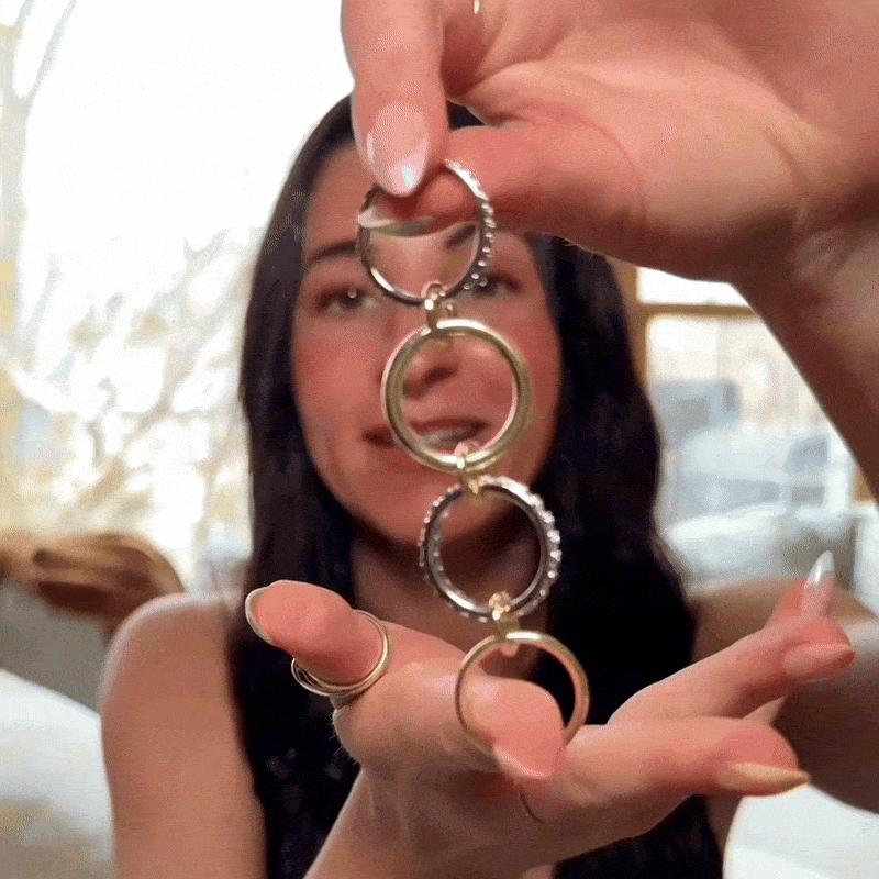 Luxe Interlinked Stacking Rings