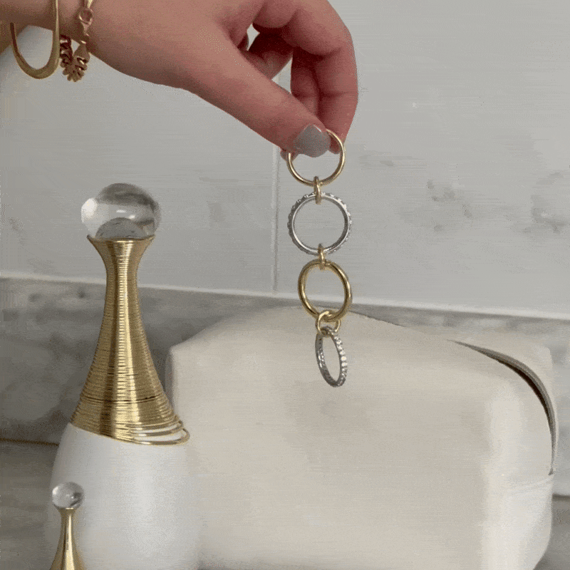 Luxe Interlinked Stacking Rings
