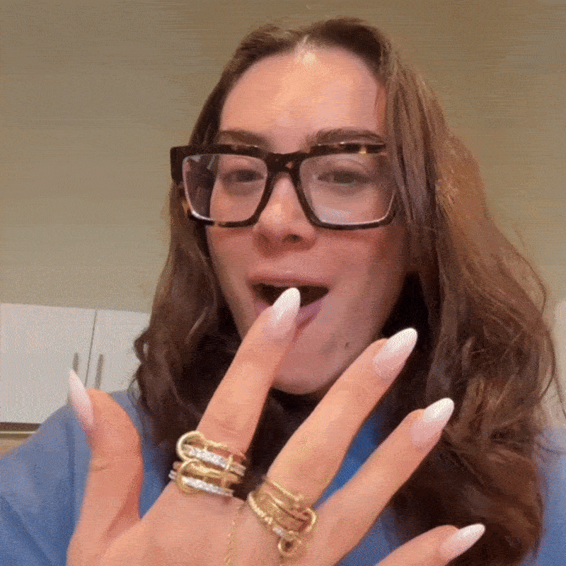 Luxe Interlinked Stacking Rings